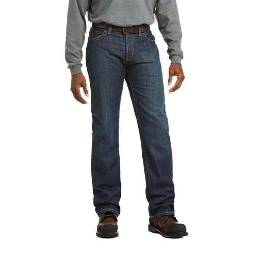 Ariat MNS FR M4 Relaxed Basic Boot Cut Jean Front