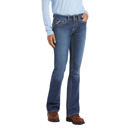 Ariat Women's FR DuraStretch Basic Boot Cut Jean Front