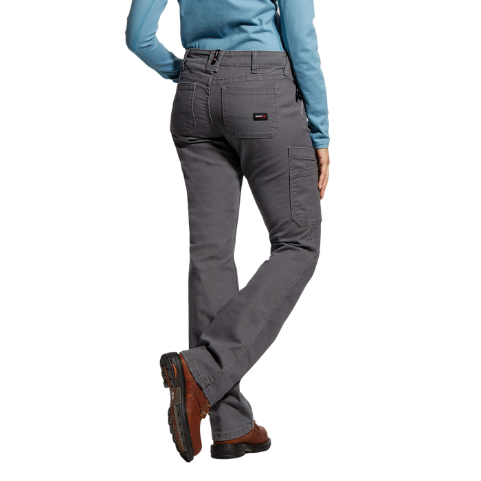 Ariat Women's FR Stretch DuraLight Canvas Stackable Straight Leg Pant