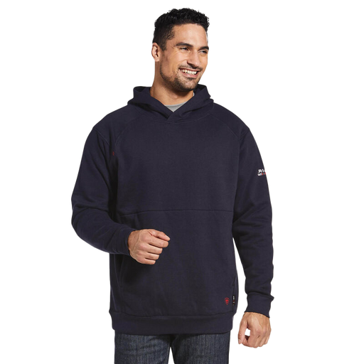 Ariat FR Rev Pullover Hoodie Navy Front