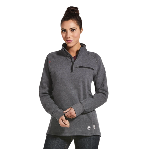 Ariat FR Womens Rev 1/4 Zip Top Front