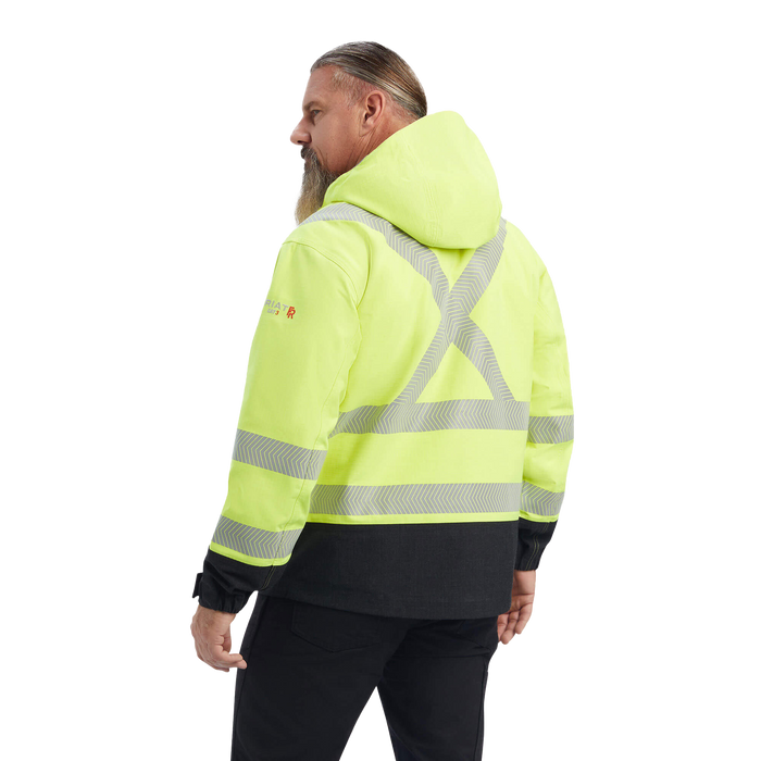 Ariat FR Hi-Vis Hooded Waterproof Jacket