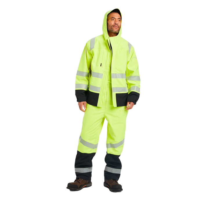 Ariat FR Hi-Vis Hooded Waterproof Jacket