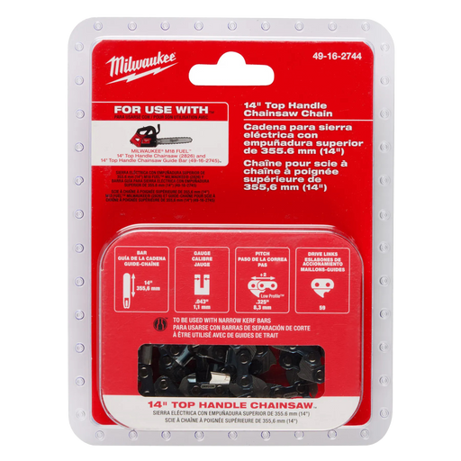 Milwaukee 14" Top Handle Chainsaw Chain