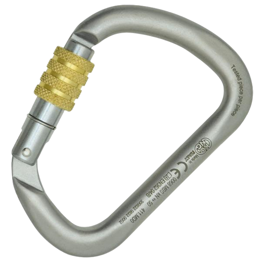 Kong X-Large Carbon Steel Carabiner with Screw Gate