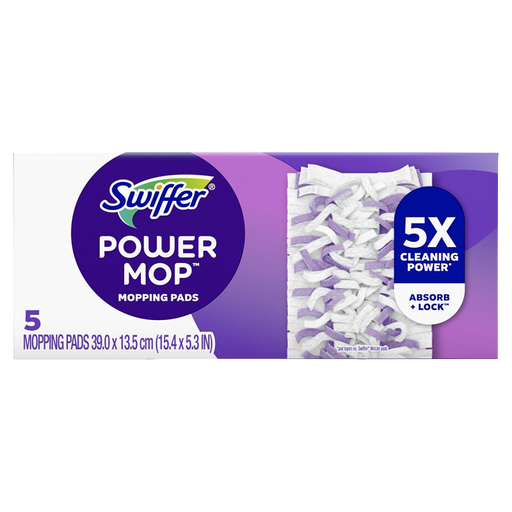 Swiffer PowerMop Multi-Surface Mopping Pad Refill, Microfiber