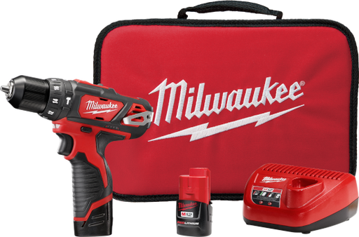 Milwaukee M12™ 3/8” Hammer Drill/Driver Kit