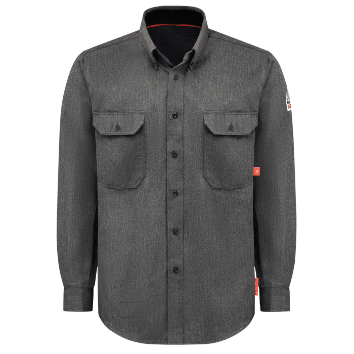 Bulwark Mens iQ series Lightweight Comfort Enhanced Visibility Shirt