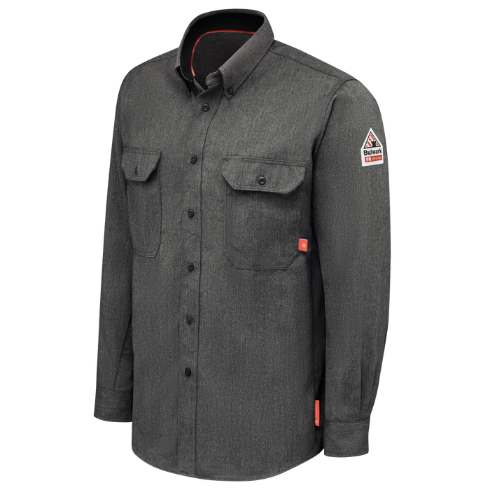 Bulwark Mens iQ series Lightweight Comfort Enhanced Visibility Shirt
