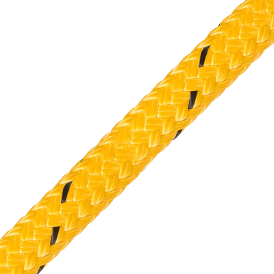 Marlow Raptor 18mm Bull Rope – ArmourCoat Double Braid Yellow