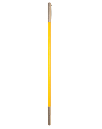 Bartlett Round Middle Fiberglass Extension Pole with Aluminum Connectors