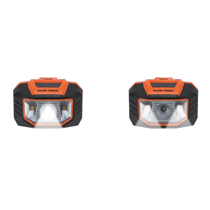 KLEIN LED Headlamp with Silicone Hard Hat Strap
