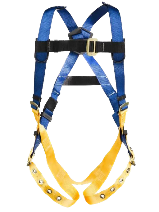 WERNER LITEFIT PLUS Standard Harness, Tongue Buckle Legs, Quick Connect Chest