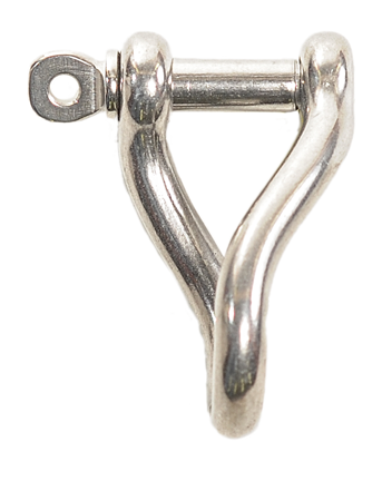 US Rigging Small Stainless Steel Twisted Clevis