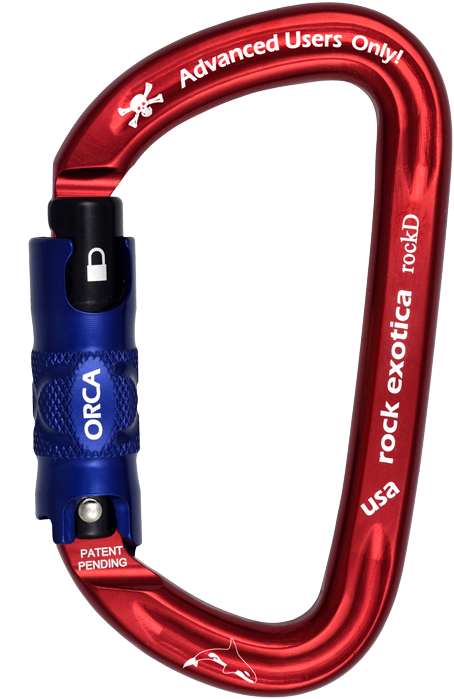 Rock Exotica RockD Orca Auto Lock Carabiner – 29 kN