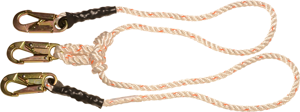 2 in 1 LANYARD with steel snaps