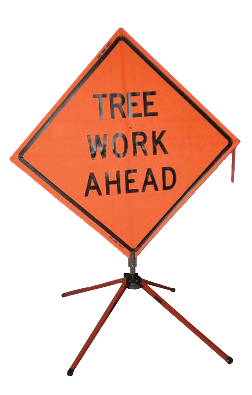 36 Inch MESH TRAFFIC SIGN