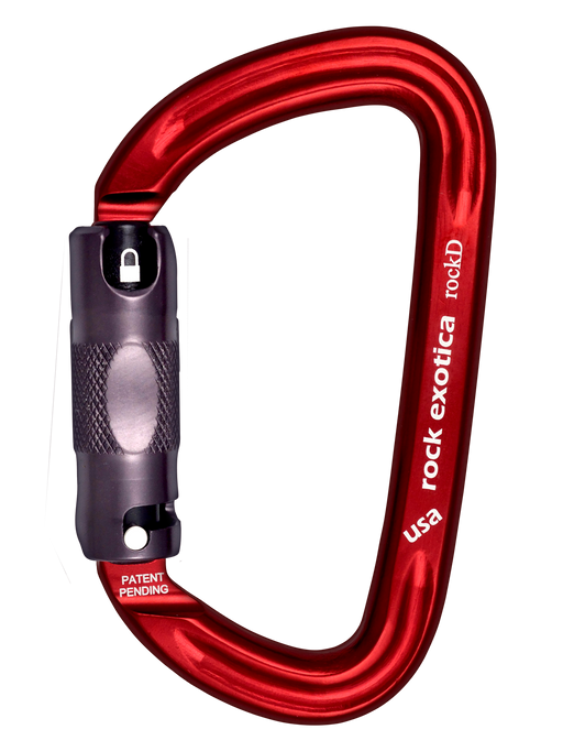 Rock Exotica RockD Autolock Carabiner – 29 kN, D-Shape