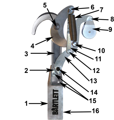 Bartlett Pruner Head Parts